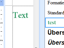 Test text in Word