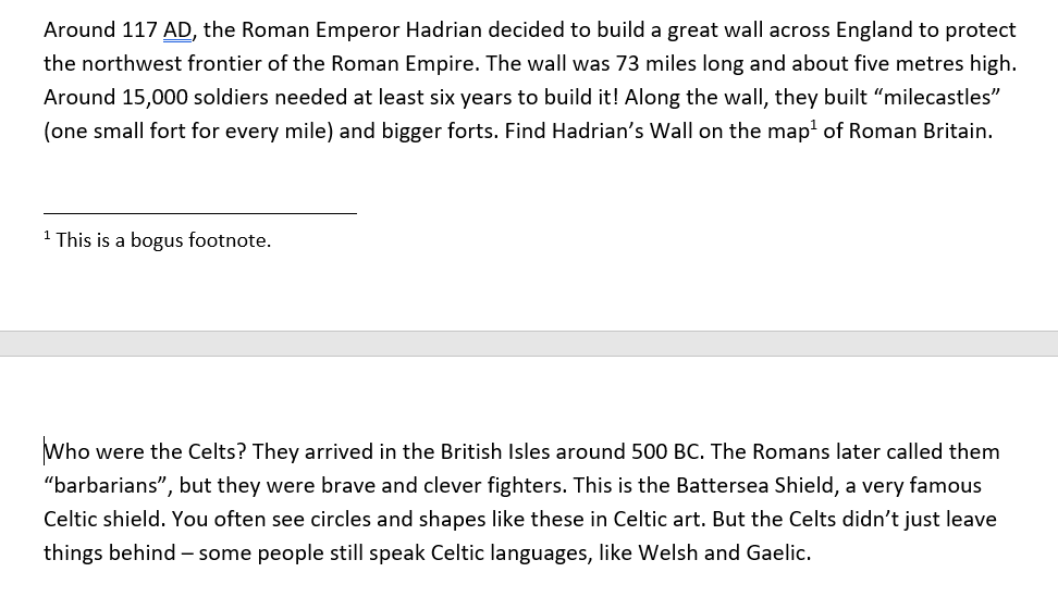 Word file about Celts