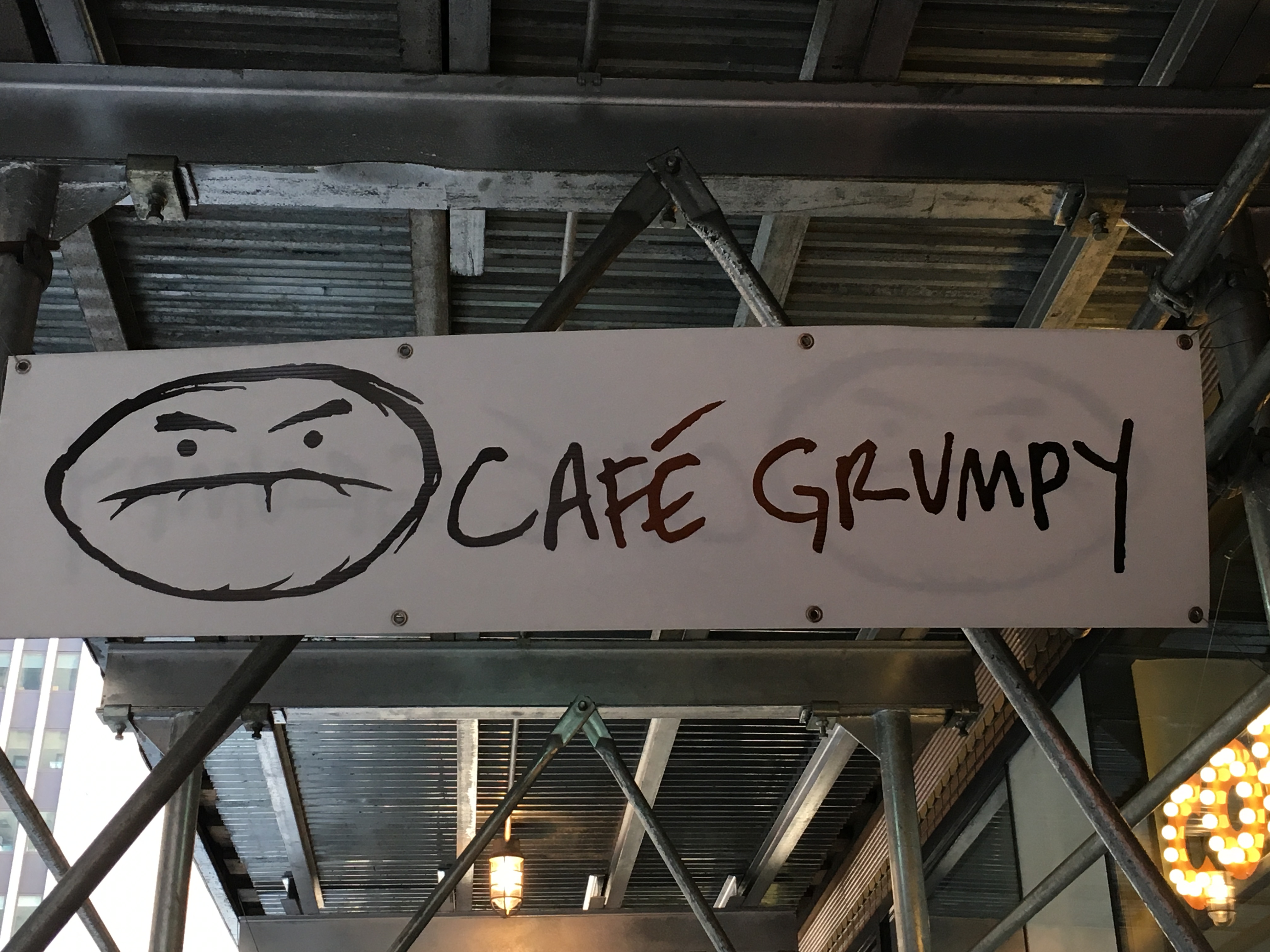 Cafe Grumpy sign